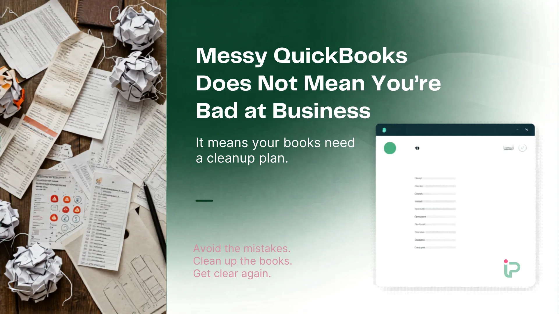 Clean CPA Blog Graphic   QuickBooks Cleanup